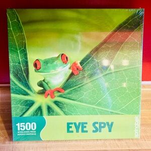 Springbok Eye Spy Green Tree Frog 1500 Pieces Puzzle NEW SEALED